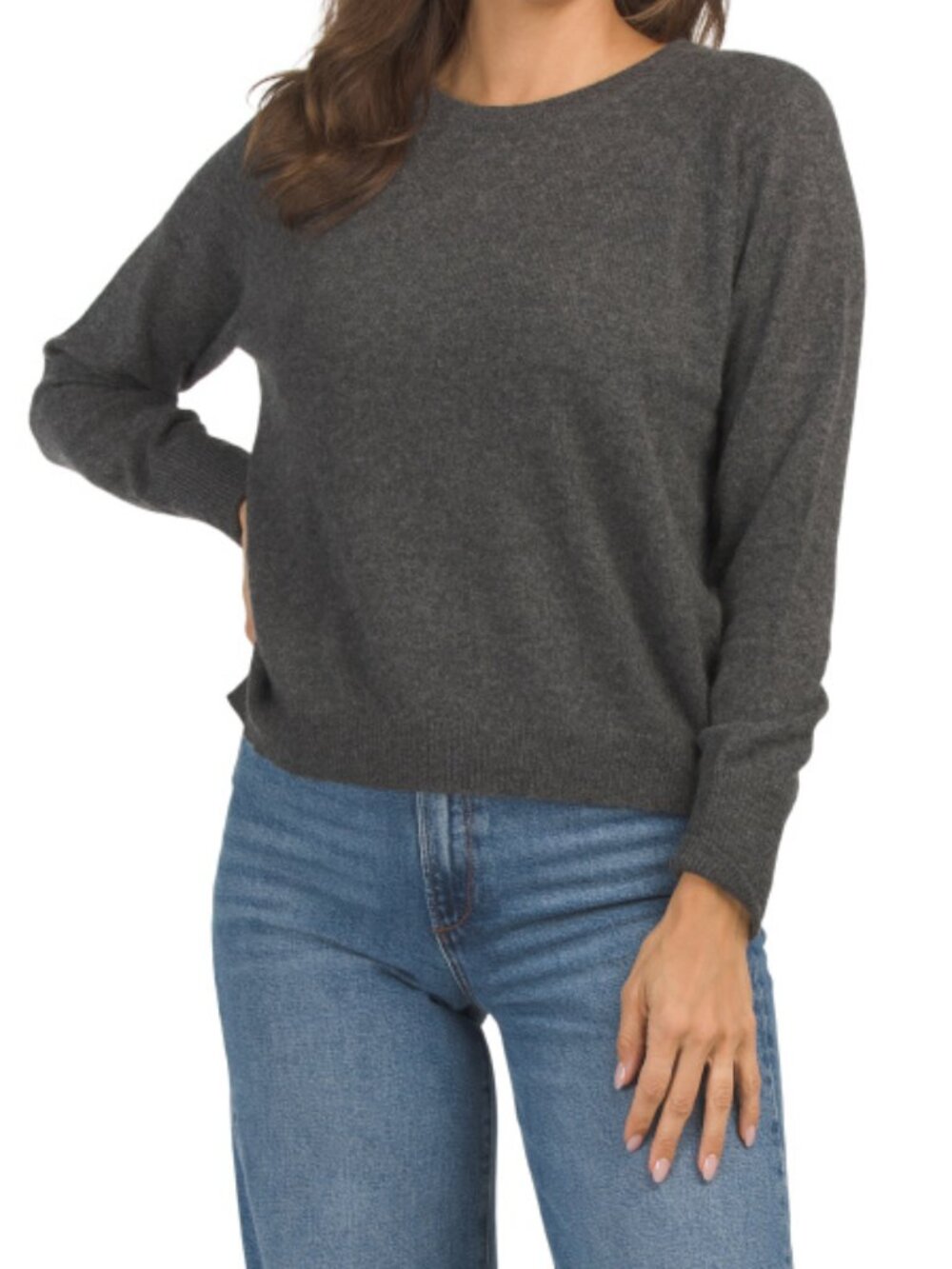 WHITE + WARREN Cashmere Essential Sweater